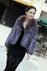 100% genuine rabbit fur coat. Rabbit fur coat with fashion design. Popular fur coat on hot selling with wholesale price!