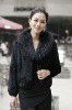 100% genuine rabbit fur coat. Rabbit fur coat with fashion design. Popular fur coat on hot selling with wholesale price!