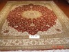 100% handknotted silk carpet