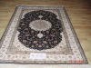 100% handmade persian design silk carpet