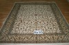 100% handmade persian design silk carpet