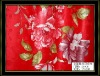 100% jacquard polyester printed curtain organza fabric