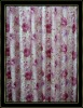 100% jacquard polyester printed fabric curtain and drapries