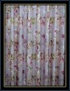 100% jacquard polyester printed fabric design living room curtains