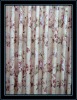 100% jacquard polyester printed fabric kitchen curtain