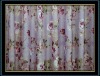 100% jacquard polyester printed fabric light curtain