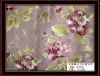 100% jacquard polyester printed fabric plastic beaded door curtain