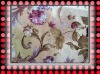 100% jacquard polyester printed fabric sequin curtains