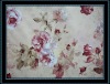 100% jacquard polyester printed fabric sheer curtain