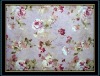 100% jacquard polyester printed fabric window curtain design