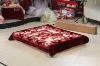100% korean style 1 ply raschel polyester mink blanket