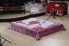 100% korean style raschel polyester mink blanket