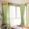 100% latest polyester printed window curtain