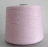 100% light pink close virgin polyester knitting yarn