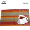 100% linen Rectangular Stripe table placemat