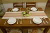 100% linen colorful striped table runner table cloth