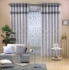 100% linen curtain with 8 rings