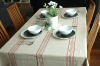 100% linen hand hemstitch dining table clothtable runner overlay