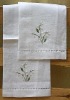 100%linen hand hemstitched 14*22"dish cloth