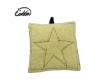 100% linen star hemstitch heat insulation table placemat