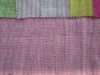 100% linen yarn dyed shirt fabric
