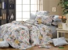 100% long staple cotton beautiful flower printed bedding