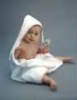 100% natural bamboo fiber hooded baby towel