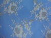 100% nylon jacquard lace fabric with gold