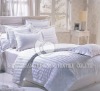 100% or T/C jacquard fabric bedding sheet