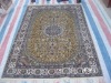 100% persian silk carpet 4 x 6