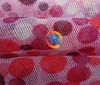 100% poly printed honeycomb mesh fabric