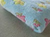 100 polyeater coral fleece/ coral fabric baby blanket