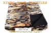 100 % polyester ANIMAL PRINT FLEECE BLANKET