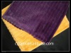 100% polyester Carved/embossed pile plush pv fabric for bags