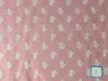 100%polyester Christmas rabbit pattern manual station printing organza decoration fabric