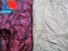 100% polyester Crinkled taffeta fabric