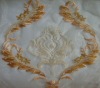 100%polyester Embroideried organza window curtain