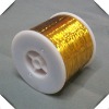 100% polyester Gold metallic yarn