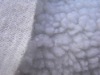 100% polyester PURE WHITE Sherpa fleece fabric