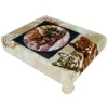 100% polyester Plush Mink Blanket/polyester blanket