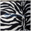 100% polyester animal print faux fur/animal print velboa/zebra print velboa