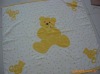 100%polyester animals towelling coverlet