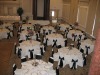 100% polyester banquet chair cover with organza sash