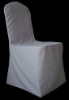 100% polyester banquet chair cover with organza sash and chair cover