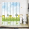 100%polyester bath curtain