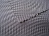 100% polyester black and white yarn check taffeta fabric