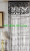 100% polyester black door curtain