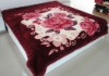 100% polyester blanket NO.8189 wine blanket