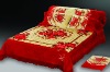 100% polyester blanket set