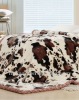 100% polyester blankets cow print 200*240cm 5kg